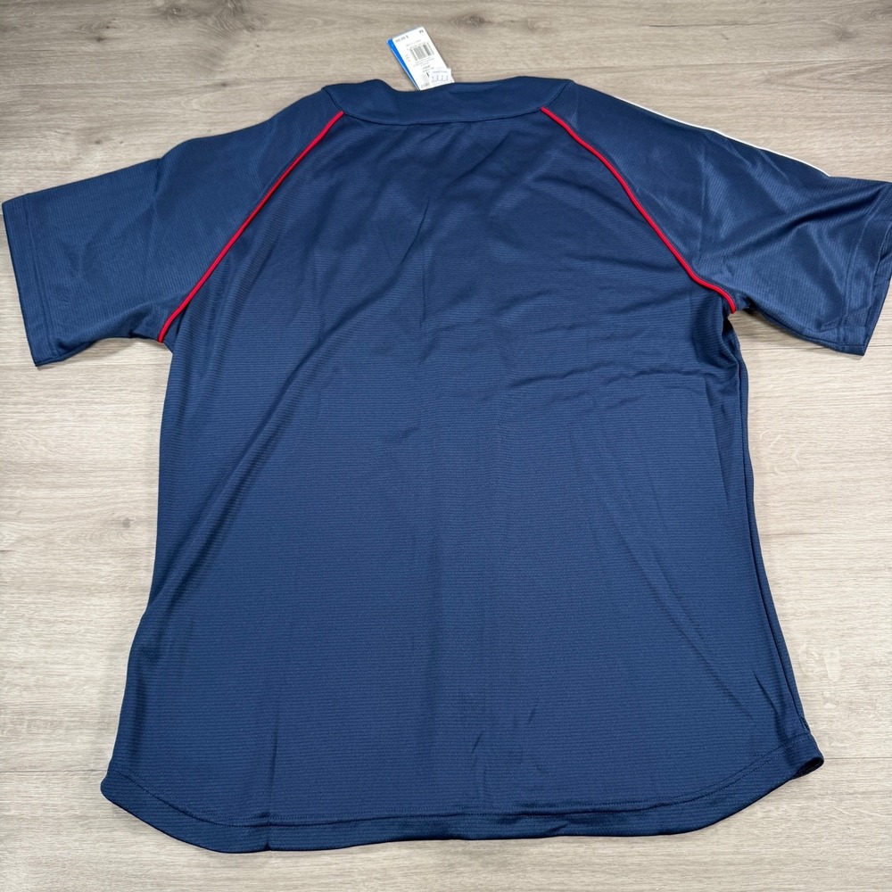 Adidas Originals Trefoil Summer Jersey Baseball Streetwear Mens Medium KE0832 - Picture 2 of 8